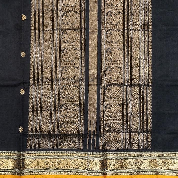 Hayagrivas Black Kanchi Silk Cotton Saree SSCBF179I5-27