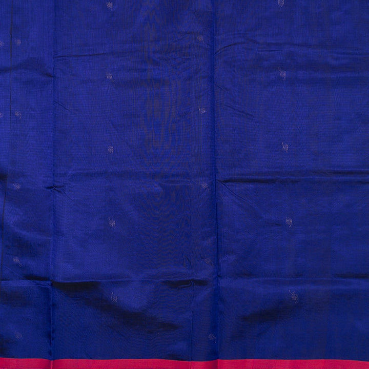 Hayagrivas MS Blue Kanchi Silk Cotton Saree SSCBF179I1-6