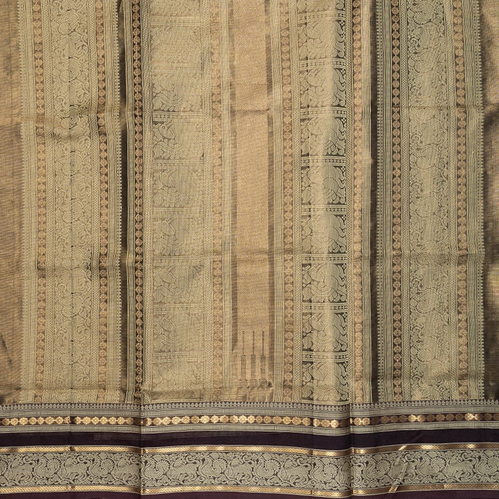Hayagrivas Metallic Gold Tissue Kanchi Silk Cotton Saree SSCBF179I14-4