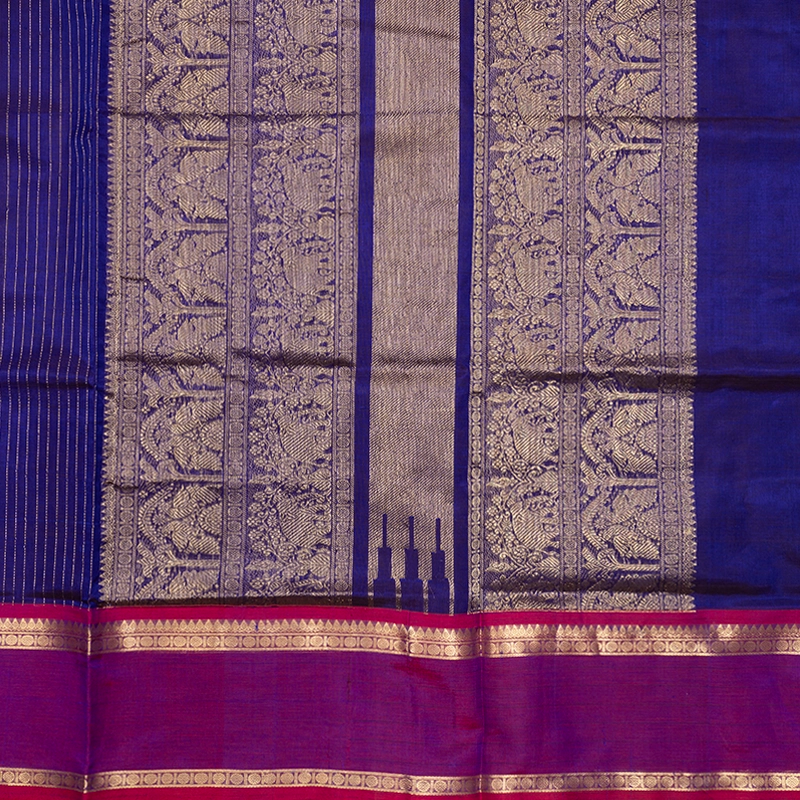 Hayagrivas Purple Kanchi Silk Cotton Saree SSCBF179I2-2