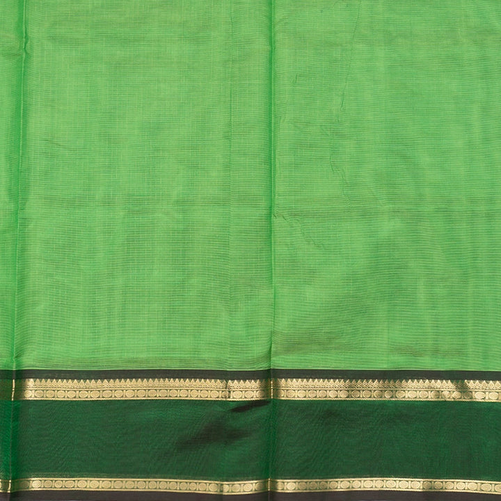 Hayagrivas Parrot Green Kanchi Silk Cotton Saree SSCBF179I2-6
