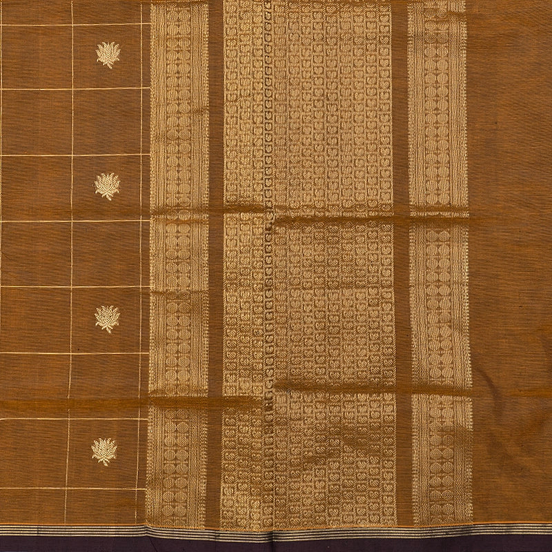 Hayagrivas Honey Mustard Kanchi Silk Cotton Saree SSCBF179I3-1