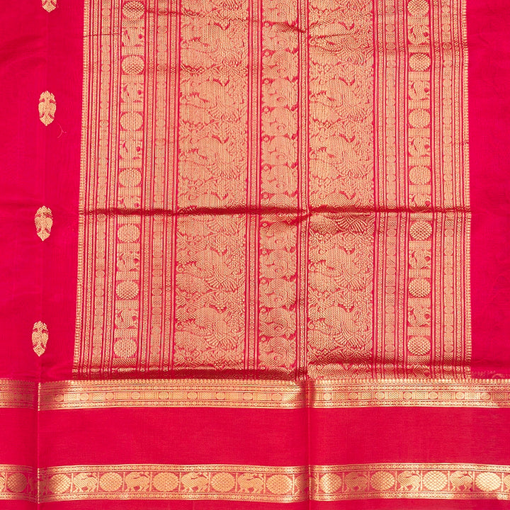 Hayagrivas Rani Pink Kanchi Silk Cotton Saree SSCBF179I7-6