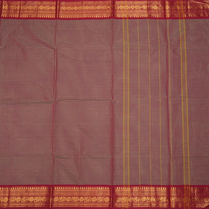 Hayagrivas Pink &amp; Beige (Dual Tone) Handloom Chettinad Cotton Saree SSCBF209J1-150