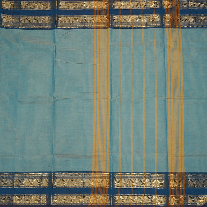 Hayagrivas Ice Blue Handloom Chettinad Cotton Saree SSCBF209J1-66