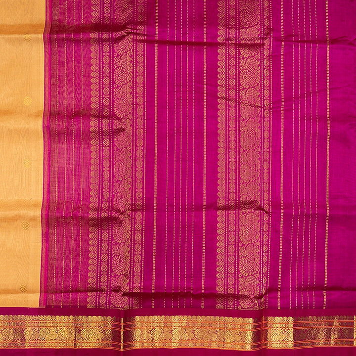 Hayagrivas Mild Peach Orange Pure Silk Cotton Saree SSCBF34D4-11