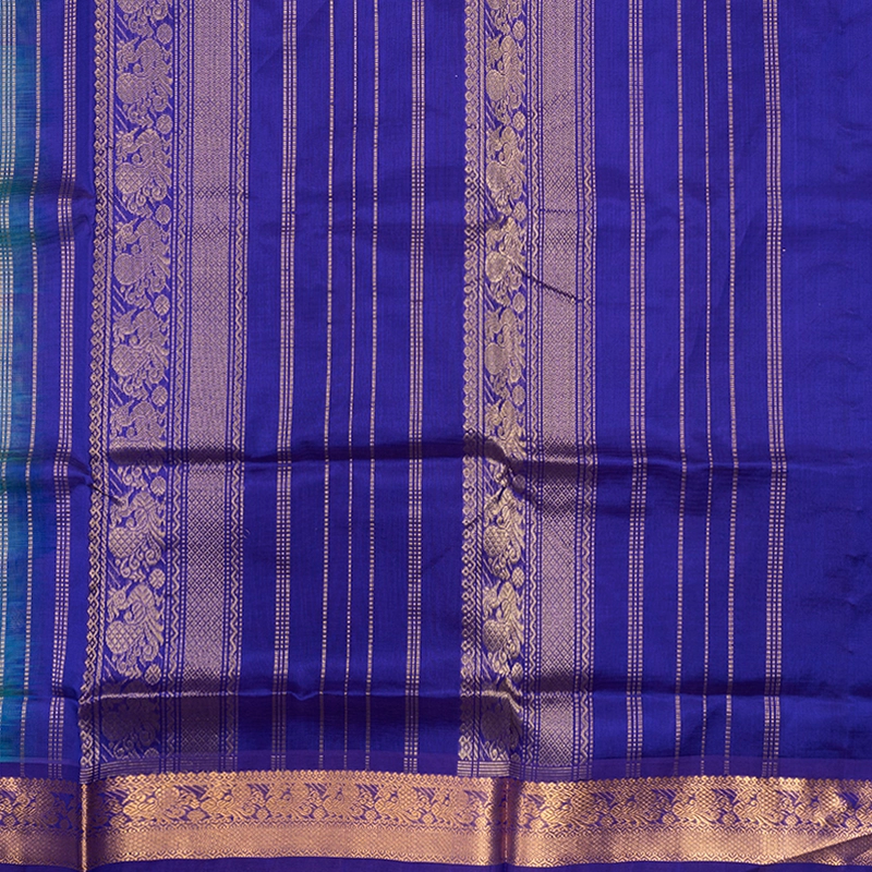 Hayagrivas Parrot Green Pure Silk Cotton Saree SSCBF53E4-6