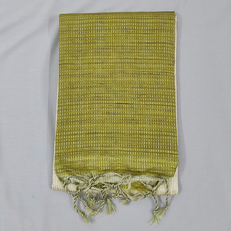 Hayagrivas Half-White Fancy Cotton Saree SSCBF84F6-4