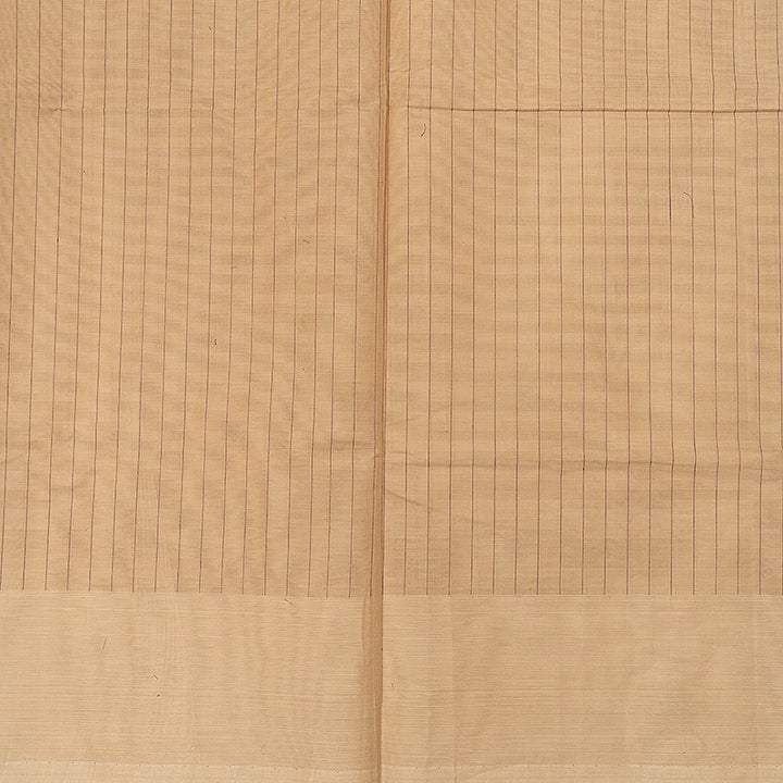 Hayagrivas Sandal Handloom Cotton Saree SSSBF127H13-3