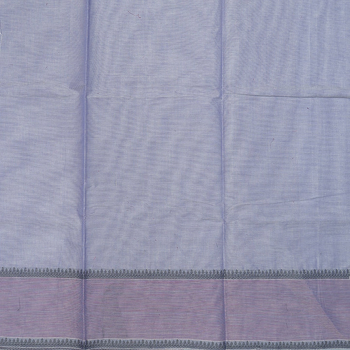 Hayagrivas Lavender-Blue Handloom Cotton Saree SSSBF127H6-1