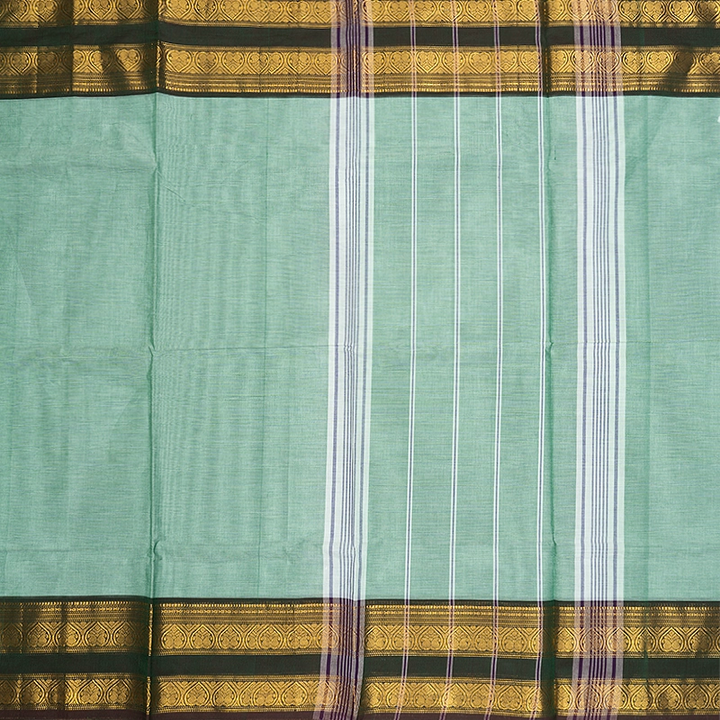Hayagrivas Mint Green Handloom Chettinad Cotton Saree SSSBF131H1-13