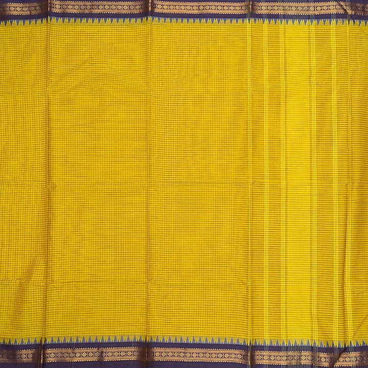 Hayagrivas Lemon Yellow Handloom Chettinad Cotton Saree SSSBF131H3-2