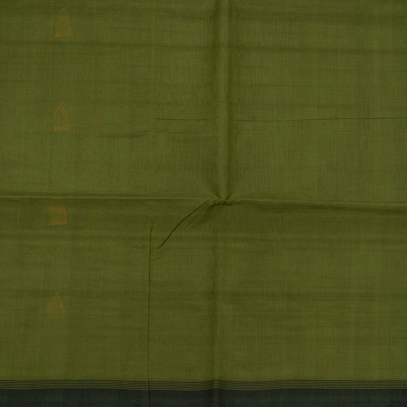 Hayagrivas Sage Green Handloom Kanchi Cotton Saree KSBE89A1-2