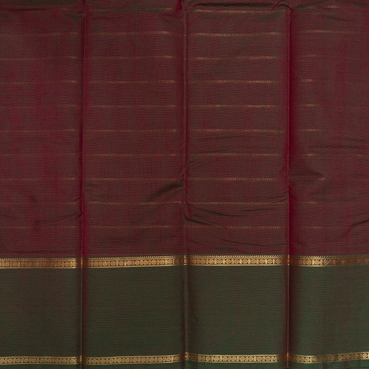 Hayagrivas Manthalir Green Handloom Kanchi Cotton Saree SSCBF66E7-3