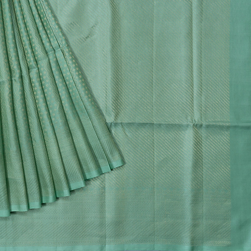 Hayagrivas Pastel Green Handloom Soft Silk Saree KSBE85A42-1