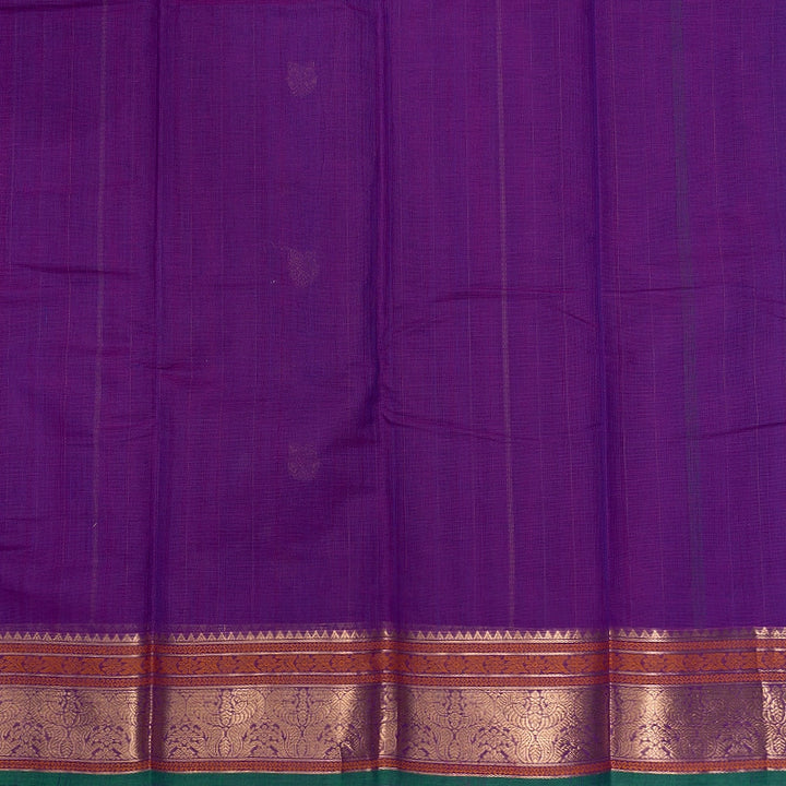 Hayagrivas Purple Handloom Kanchi Cotton Saree SSCBF66E7-6