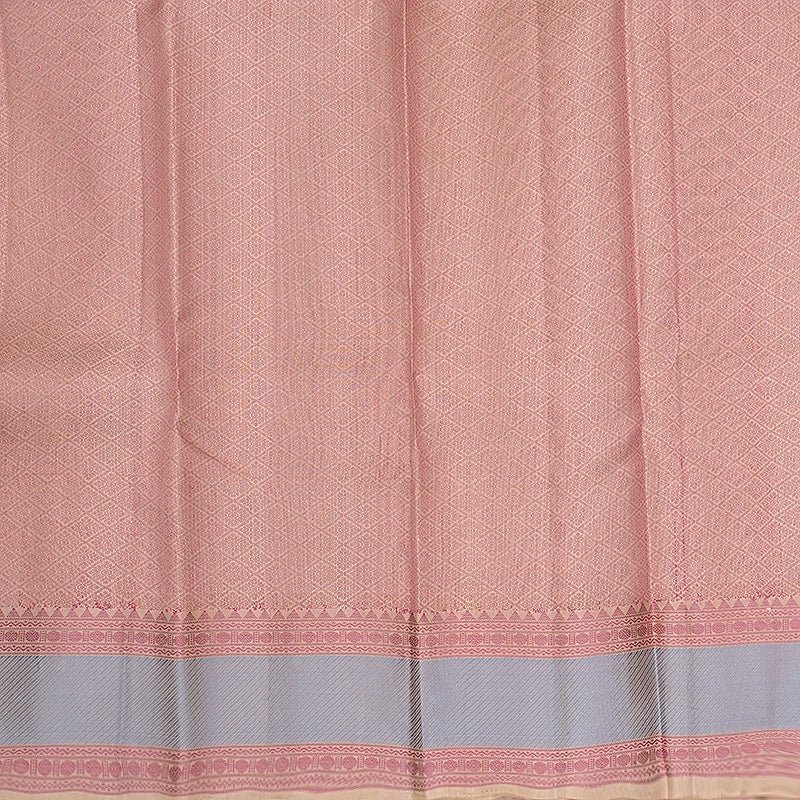 Hayagrivas Handloom Mild Onion Pink Kanjivaram Silk Saree KBE2345B3-6