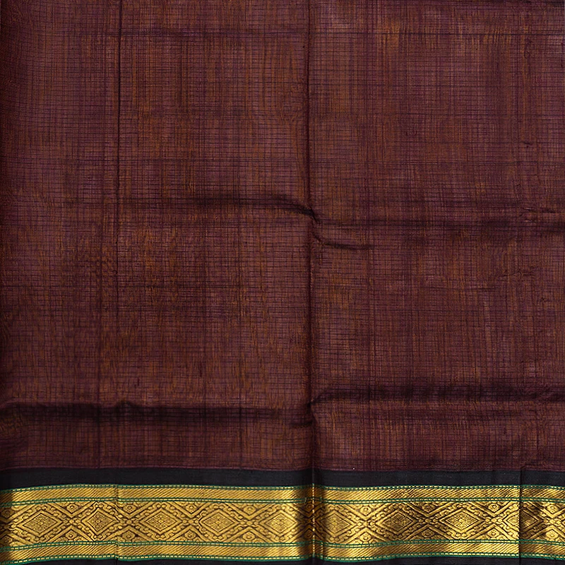 Hayagrivas Yellowish Peach Pure Silk Cotton Saree SSCBF35D5-9
