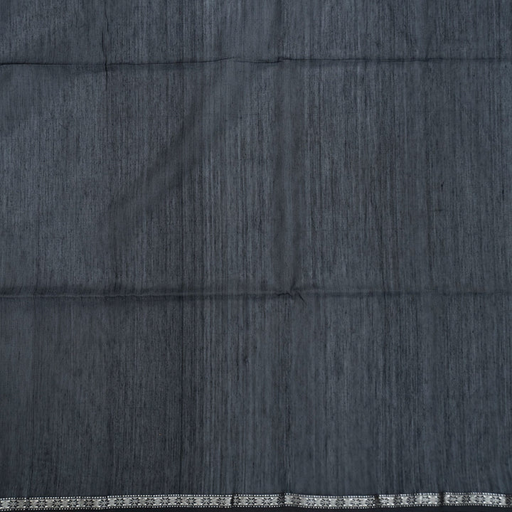 Hayagrivas Black Kora Silk Cotton Saree KSBE125C3-4