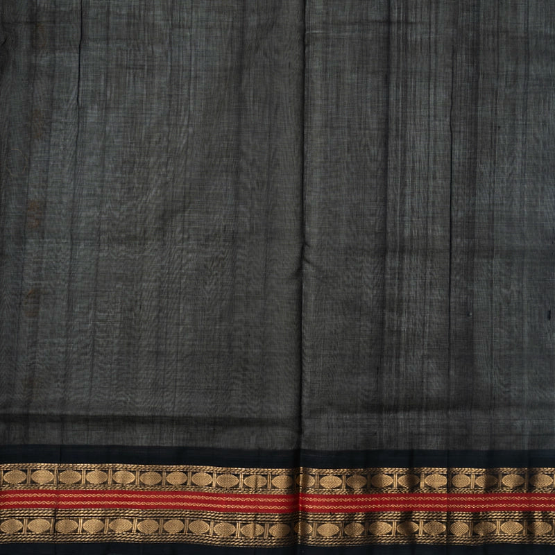 Hayagrivas Off-White Pure Silk Cotton Saree KBE2283B2-10