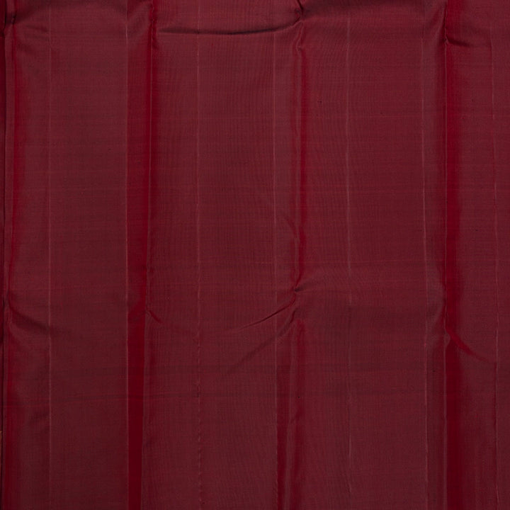 Hayagrivas Handloom Wine Maroon Kanjivaram Silk Saree KBE804H4-1
