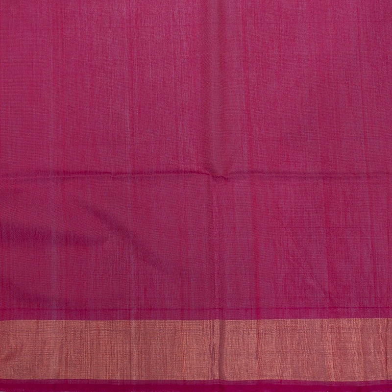 Hayagrivas Dark Blue Ikkat Kora Silk Cotton Saree KBE2149A2-12