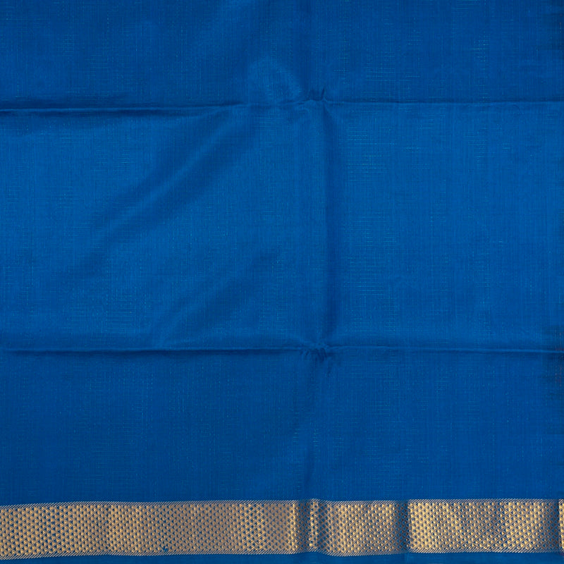 Hayagrivas Ananda Blue Kora Silk Cotton Saree SSCBF14D6-42