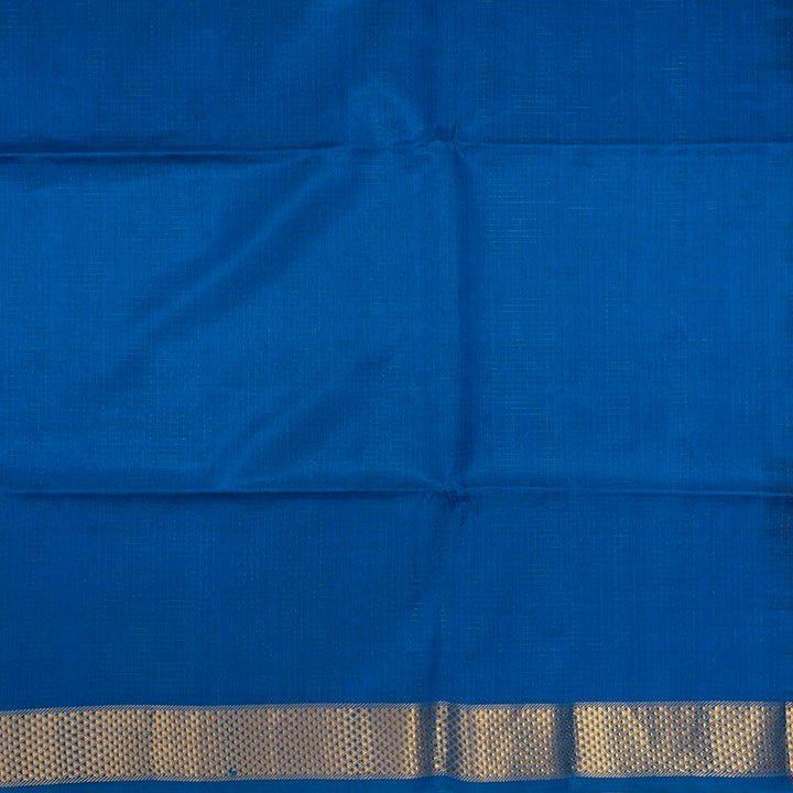 Hayagrivas Ananda Blue Kora Silk Cotton Saree SSCBF14D6-42
