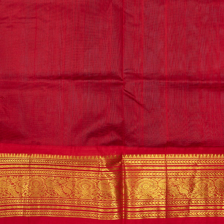 Hayagrivas Ramar Blue Pure Silk Cotton Saree SSCBF16D4-13
