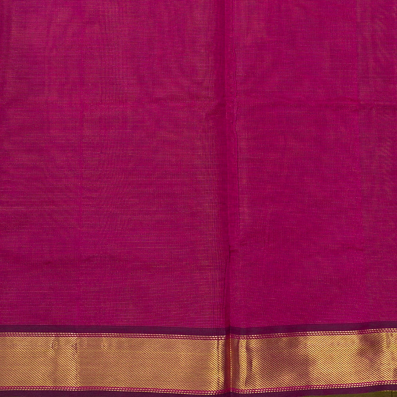 Hayagrivas Mehandi Green Pure Silk Cotton Saree SSCBF64E2-1