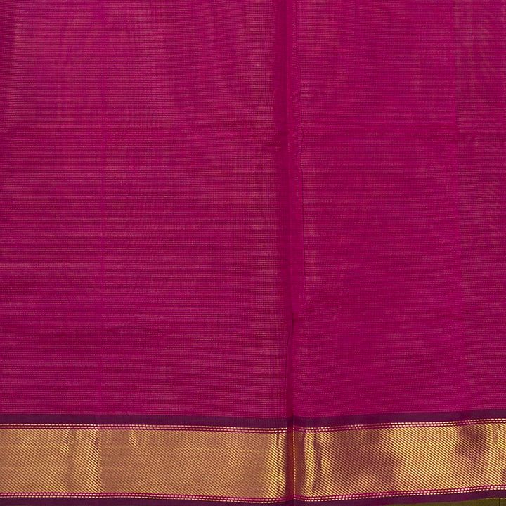 Hayagrivas Mehandi Green Pure Silk Cotton Saree SSCBF64E2-1