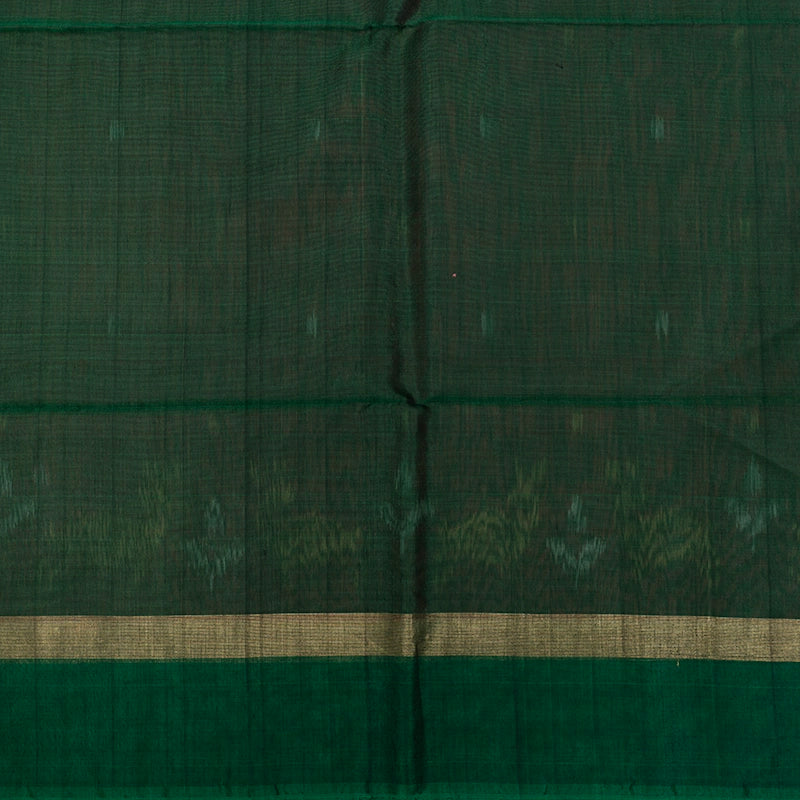 Hayagrivas Maroon Ikkat Kora Silk Cotton Saree KBE2274B1-1