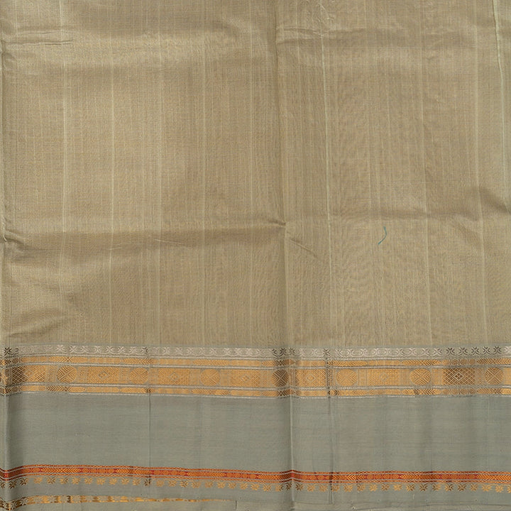 Hayagrivas Golden Yellow Pure Silk Cotton Saree SSCBF55E10-3