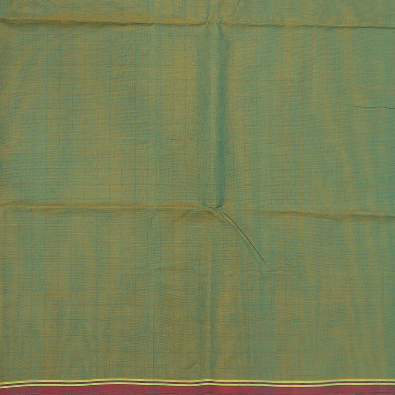 Hayagrivas Yellowish Green Handloom Kanchi Cotton Saree KSBE89A9-3