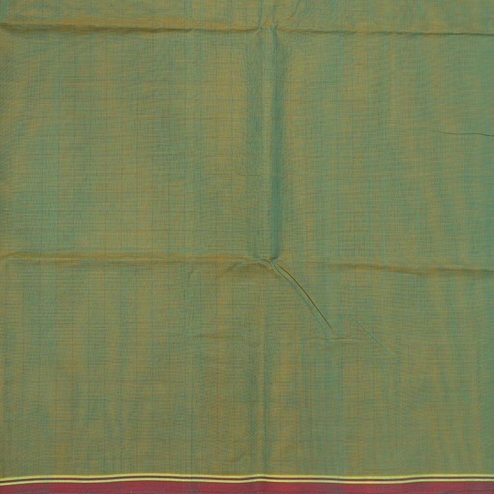 Hayagrivas Yellowish Green Handloom Kanchi Cotton Saree KSBE89A9-3