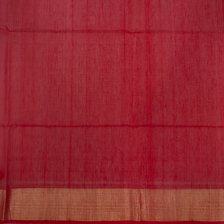 Hayagrivas Parrot Green Ikkat Kora Silk Cotton Saree KBE2149A2-11