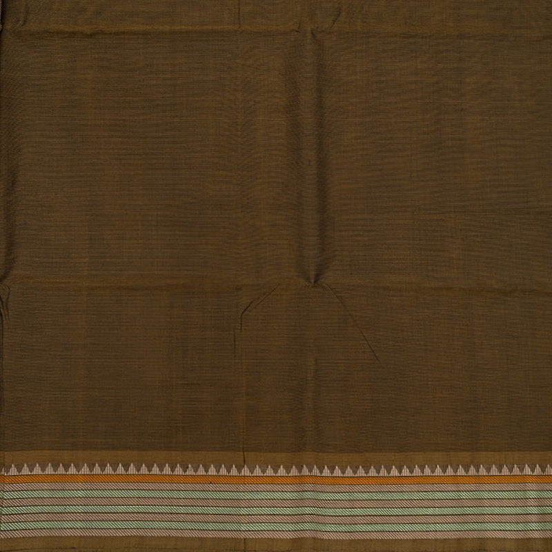 Hayagrivas Mehandi Green Handloom Kanchi Cotton Saree KSBE90A5-2