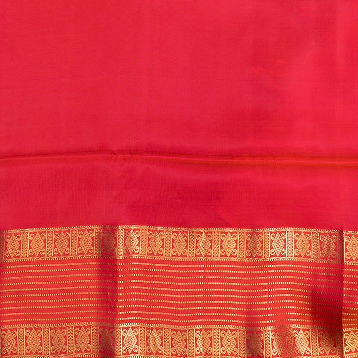 Hayagrivas Teal Green Handloom Soft Silk Saree KBF533G1-3