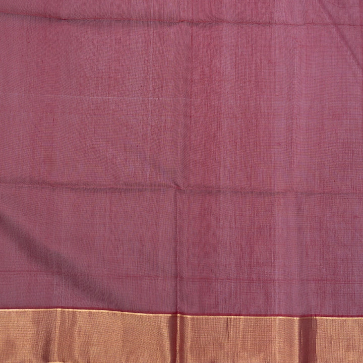 Hayagrivas Turmeric Yellow Ikkat Kora Silk Cotton Saree KSBE92A11-6