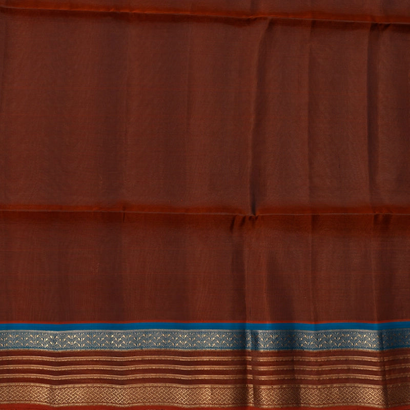 Hayagrivas Elephant Grey Handloom Soft Silk Saree KBF172E1-13