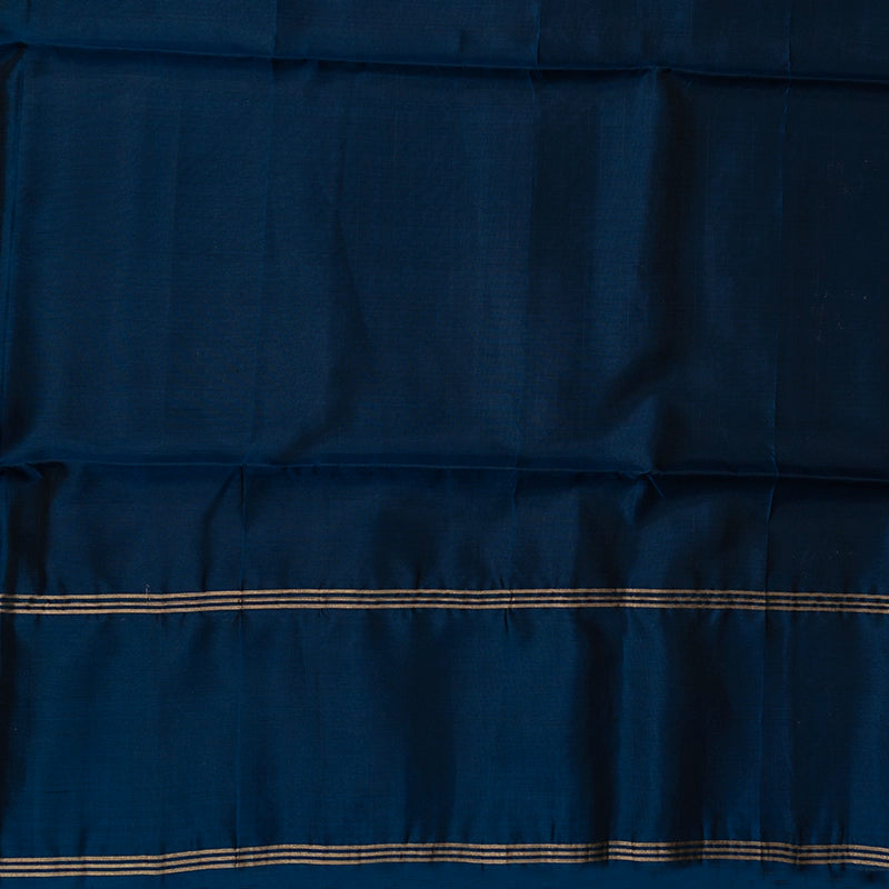 Hayagrivas Chocolate Brown Handloom Soft Silk Saree KBF232E2-1