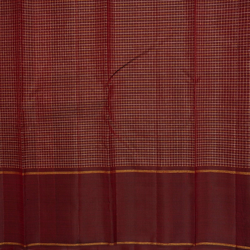 Hayagrivas Handloom Wine Maroon Kanjivaram Silk Saree KBE2338B3-1