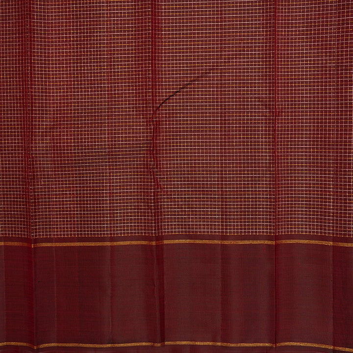 Hayagrivas Handloom Wine Maroon Kanjivaram Silk Saree KBE2338B3-1