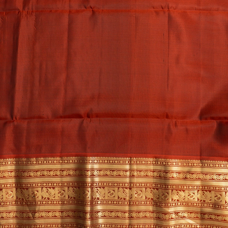 Hayagrivas Royal Blue Handloom Soft Silk Saree KBF533G2-4