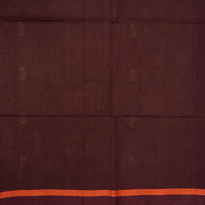 Hayagrivas Khaki Brown Handloom Kanchi Cotton Saree SSCBF103F16-1