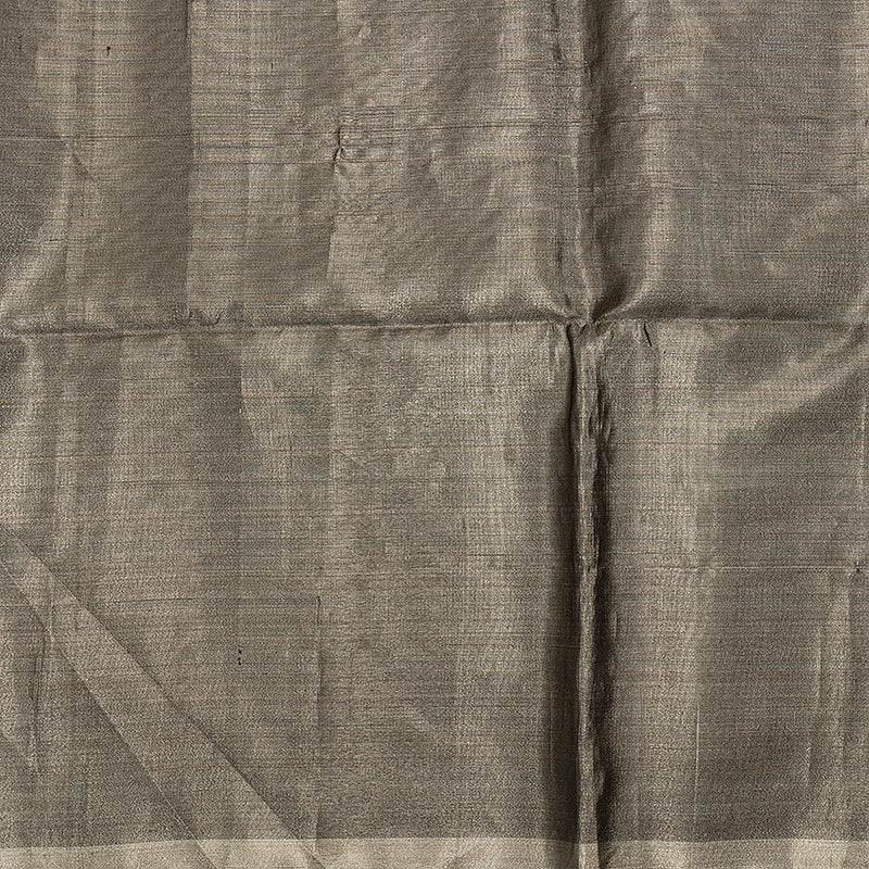 Hayagrivas Metallic Grey Tissue Soft Silk Saree KBE2154A1-18
