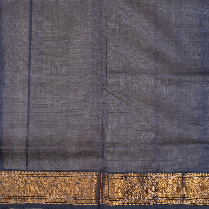 Hayagrivas Half-White Pure Silk Cotton Saree SSCBF13D15-1
