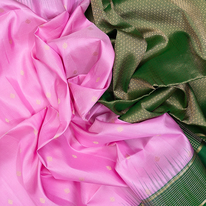 Hayagrivas Lavender Handloom Soft Silk Saree KBF705G1-6