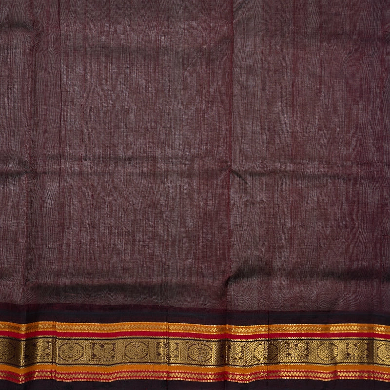 Hayagrivas Light Grey Pure Silk Cotton Saree SSCBF56E11-8
