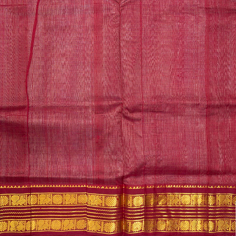 Hayagrivas Silver Grey Pure Silk Cotton Saree SSCBF35D3-18